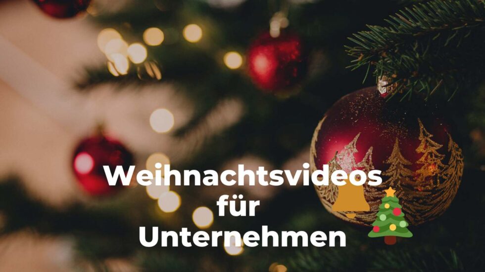 Weihnachtsvideo für Unternehmen Vorteile & Beispiele / OnPräs Blog